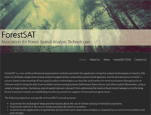 Tablet Screenshot of forestsat.com